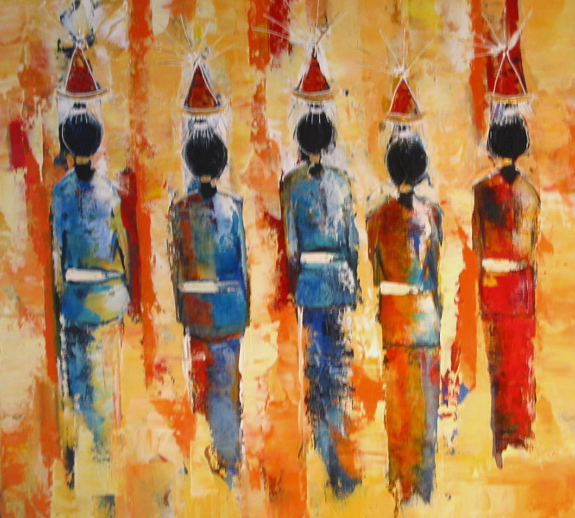 Cérémonie (60x60) (Réservé)