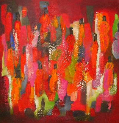 Les Polynésiennes (80x80) (Réservé)