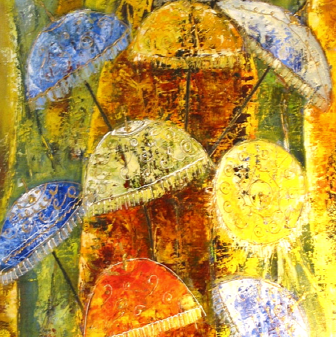 Ombrelles (50x70) (Réservé)