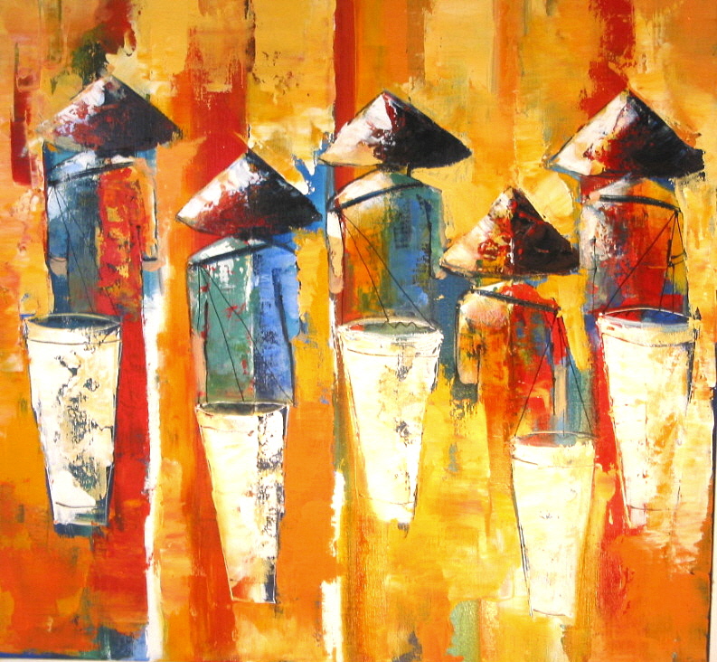 La Cueillette (70x70) (Réservé)