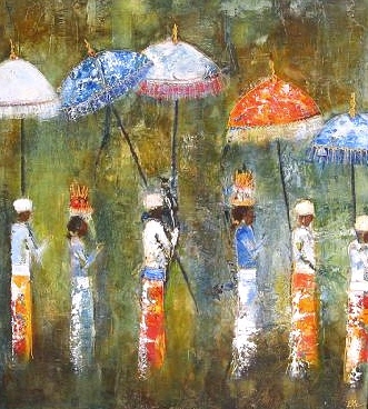 Procession au Temple (70x70) (Réservé)