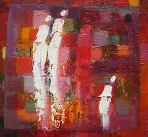 Merci la vie (40x120) (Réservé)
