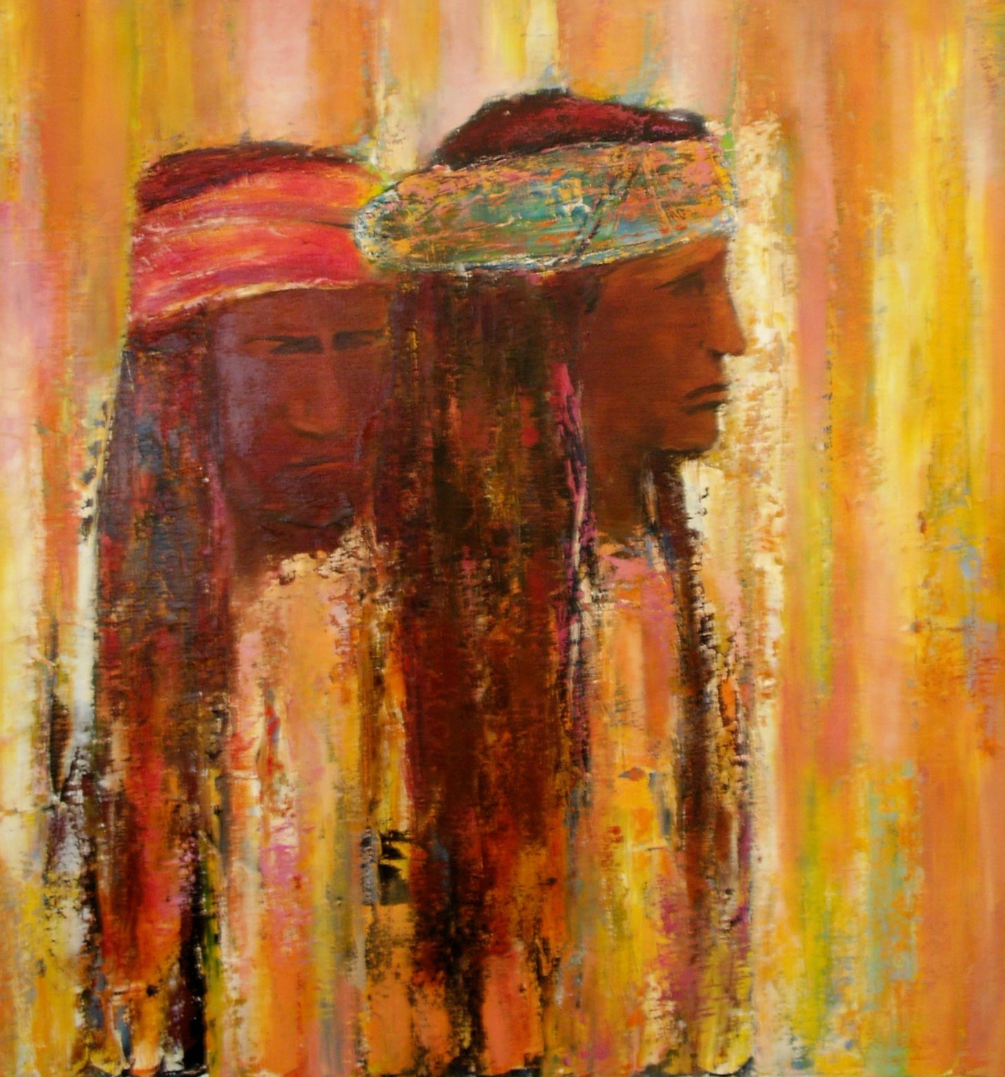 Les Indiens Navajo (70x70) (Disponible)